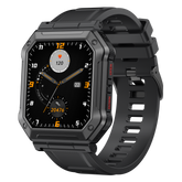 EIGIIS 1.9-inch Military H31 Smart Watch with Text and Call(Answer/Dial), Rugged Smart Watch with Heart Rate and Blood Oxygen Monitor, Outdoor Tactical Bluetooth Smart Watches for Men Compatible with Android iPhone